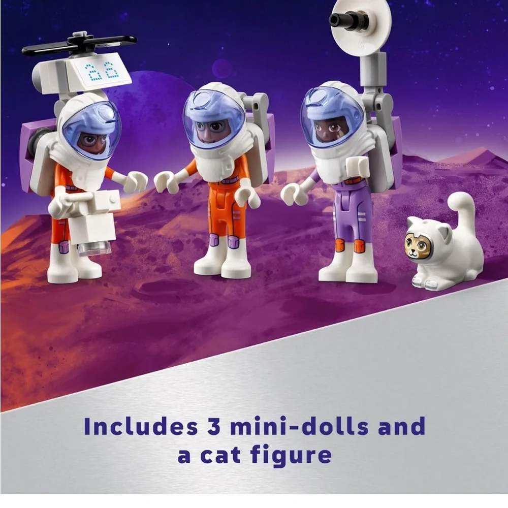 NIB Lego Mars Space Station Base & Rocket Building Set Purple and White #42605